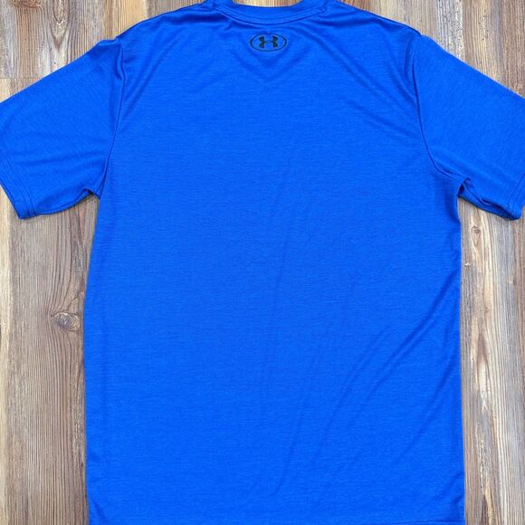 Under Armour Men's Medium Blue Tech 2.0 V-Neck Athletic T-Shirt Size Medium - Picture 3 of 5
